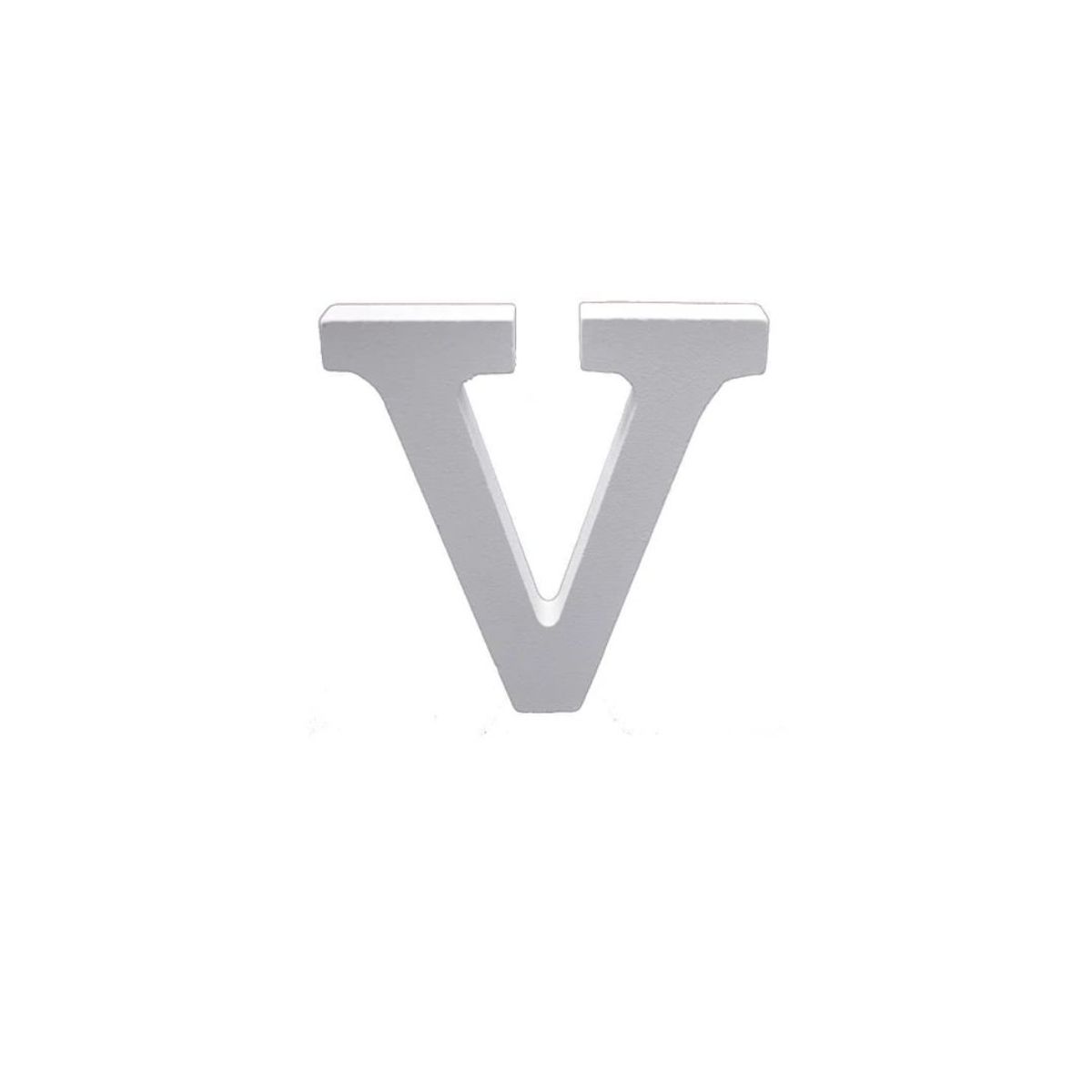 GENERICO - Letra V De Madera De 11cm