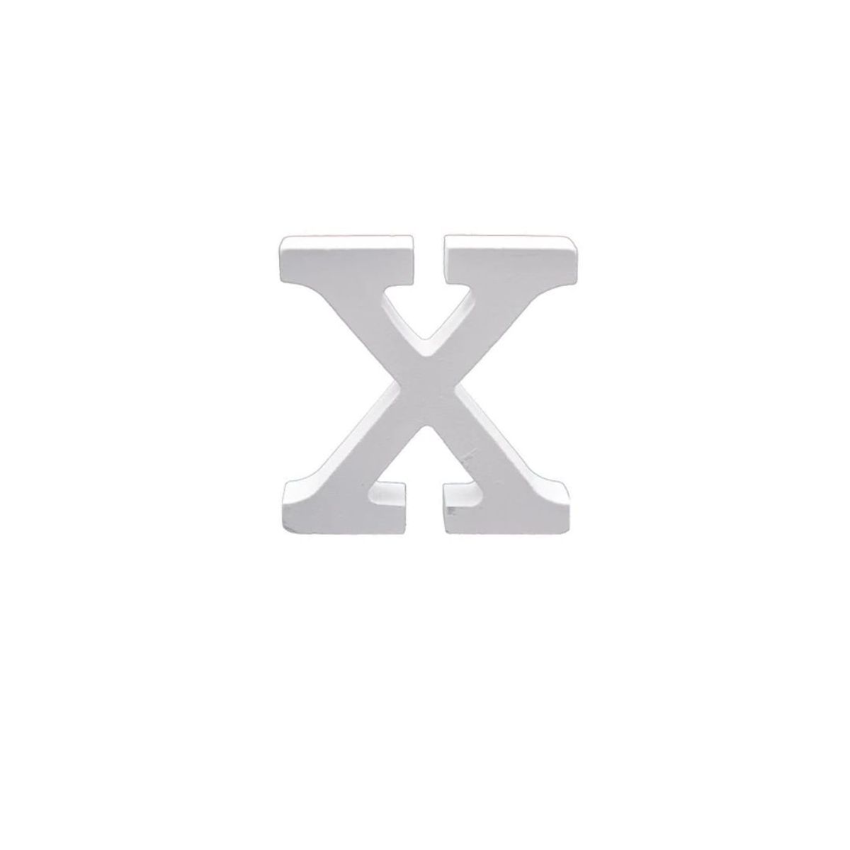 GENERICO - Letra X De Madera De 11cm