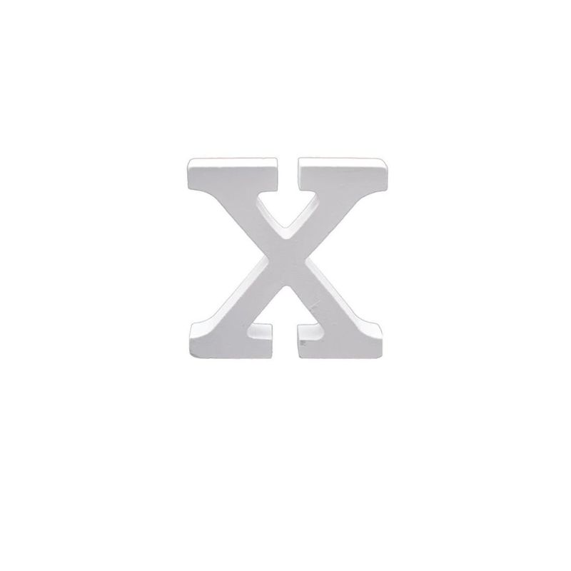 GENERICO - Letra X De Madera De 11cm