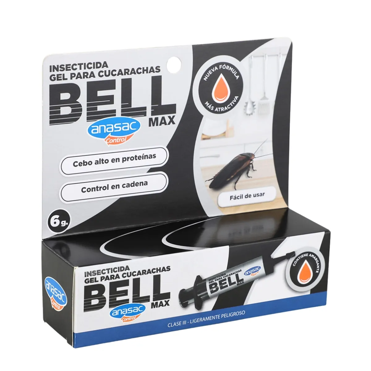 ANASAC - Bell Max Gel Para Cucarachas 6 Gr - Anasac