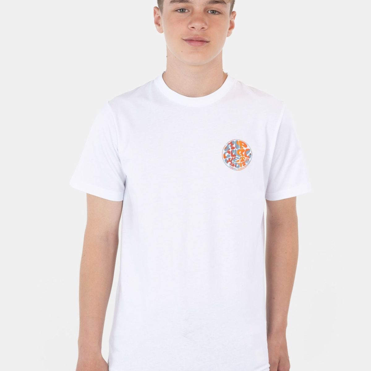 RIP CURL - Polera Wettie Passage Ss Tee Blanco Infantil Rip Curl