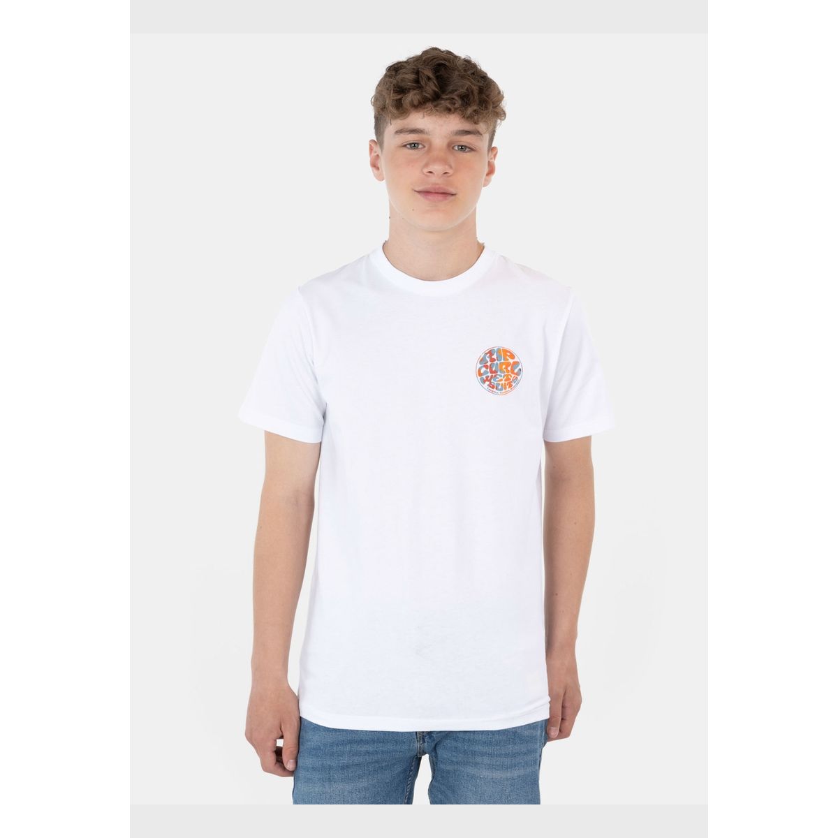 RIP CURL - Polera Wettie Passage Ss Tee Blanco Infantil Rip Curl
