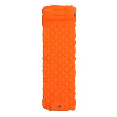 TERRA FORCE - MAT CAMPING CON INFLADOR INTEGRADO NARANJO