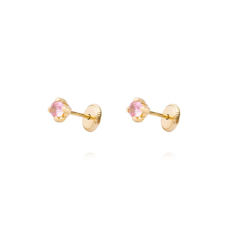 JB JOYAS BARON - Aros de Oro 9kt Rosa Francia 4 Grifas