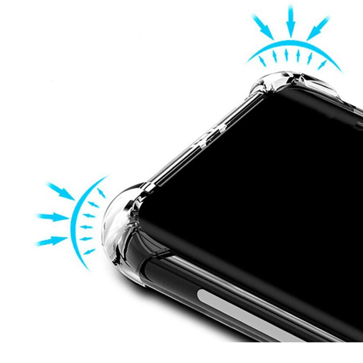 GENERICO - Carcasa Para Samsung S23 Normal Transparente Reforzada