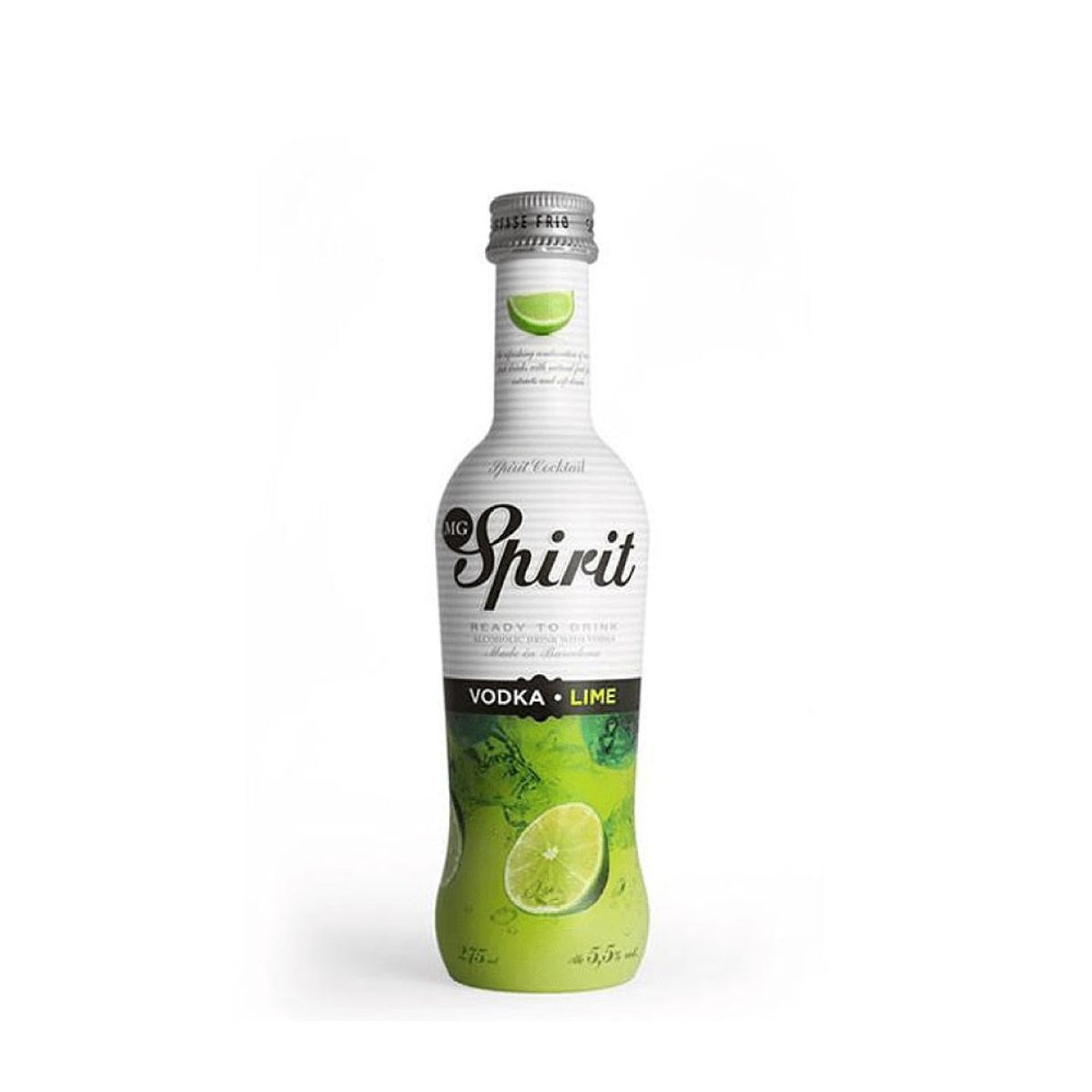 MG SPIRIT - 12x Vodka Spirit Lime 5,5º 275cc