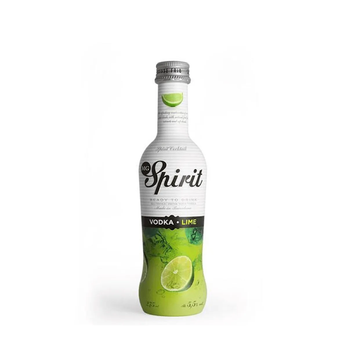 MG SPIRIT - 12x Vodka Spirit Lime 5,5º 275cc