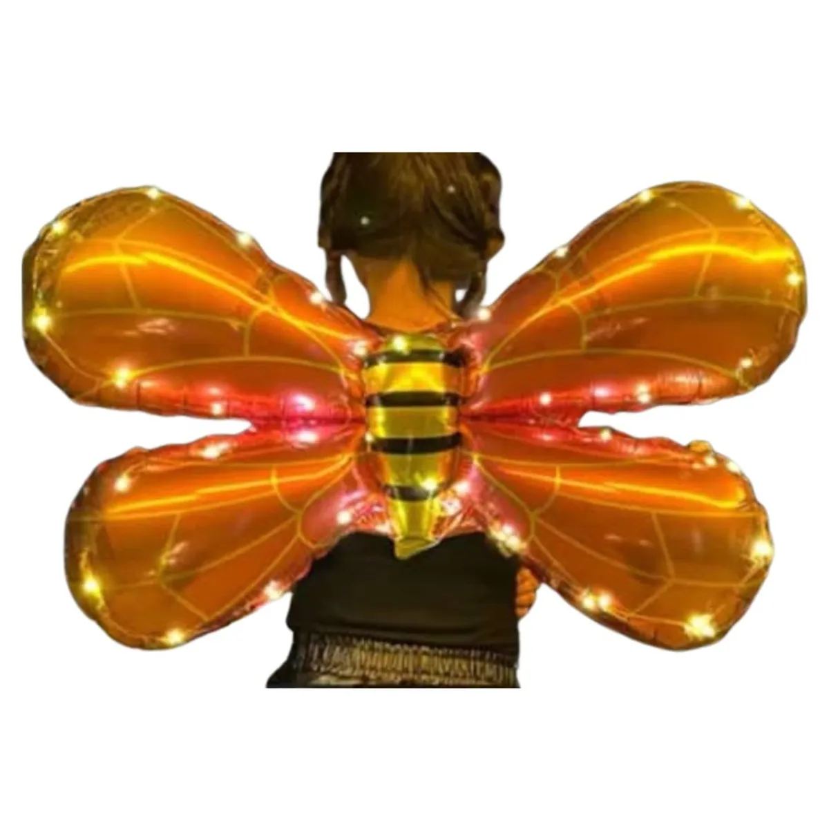 GENERICO - Alas LED, de abeja y ángel para fiestas, niños y adultos…