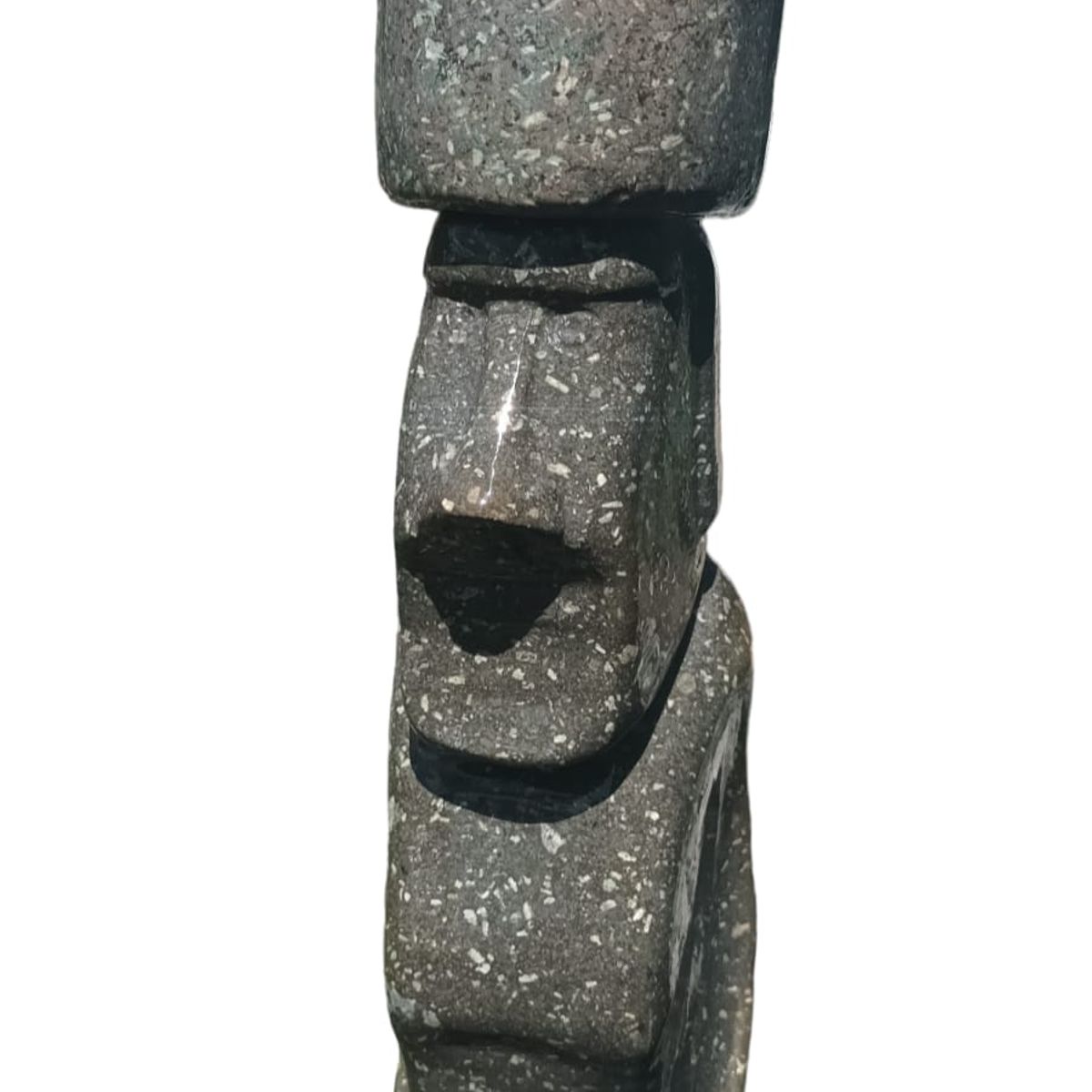 GENERICO - Moai Rano Raraku de piedra, 38cm, replica a escala 1 es a 33.-
