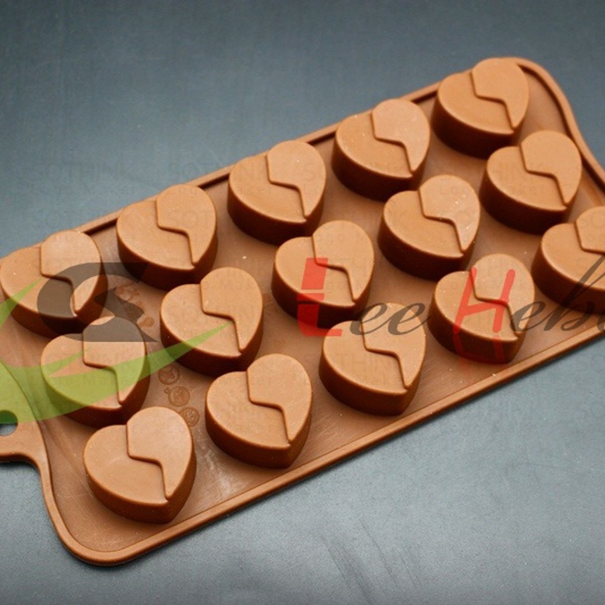 GENERICO - Molde Silicona Para Chocolate Forma Mini Corazones Reposteria