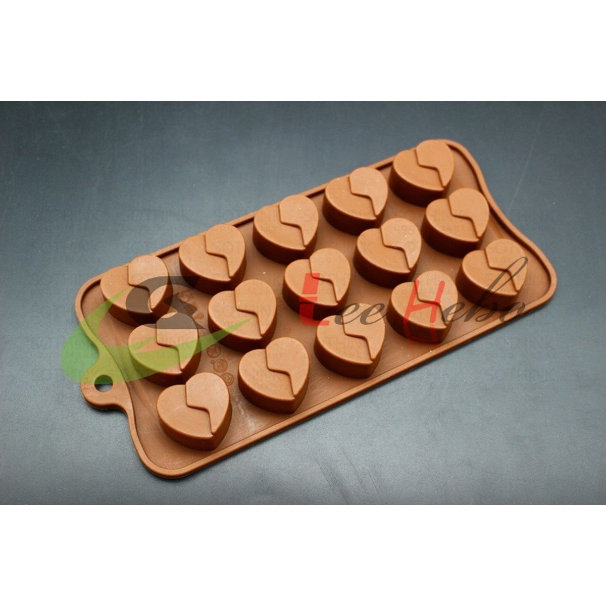 GENERICO - Molde Silicona Para Chocolate Forma Mini Corazones Reposteria