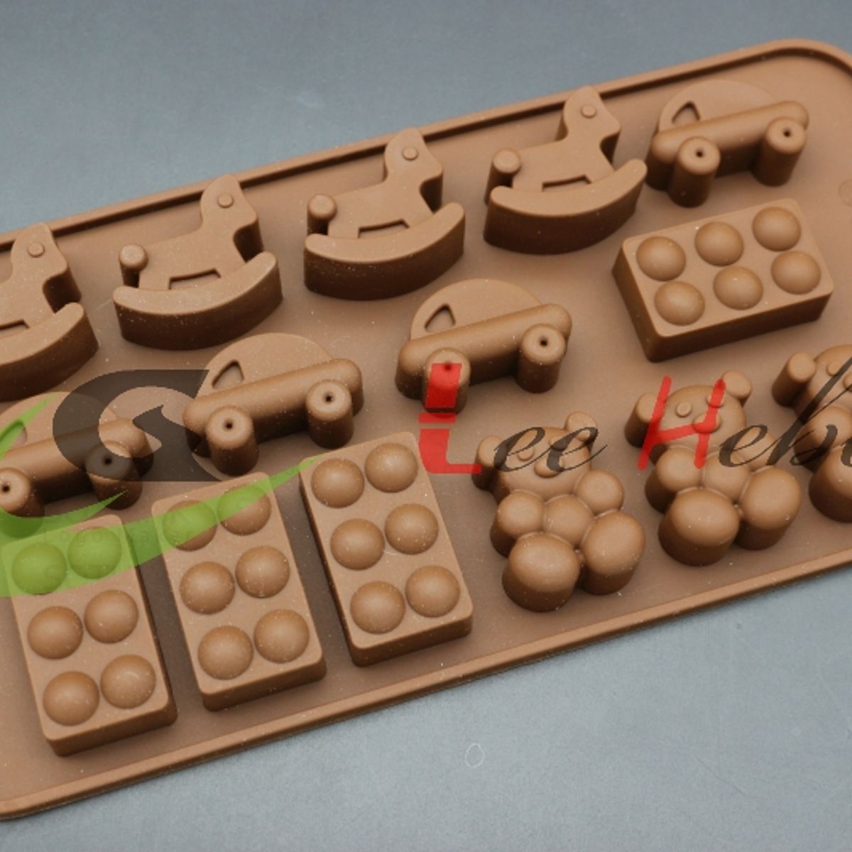 GENERICO - Molde Silicona Para Chocolate Forma Figuras Baby Showers
