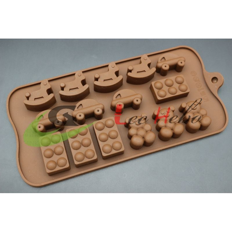 GENERICO - Molde Silicona Para Chocolate Forma Figuras Baby Showers