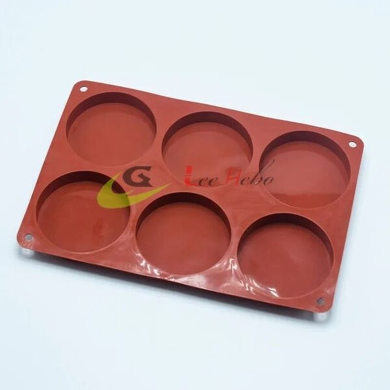 GENERICO - Molde Silicona Para Chocolate Forma Circulos 6 Divisiones