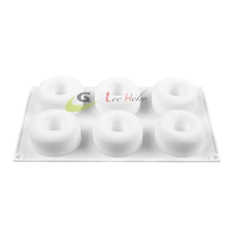 GENERICO - Molde Silicona Para Chocolate Forma Donas 6 Divisiones