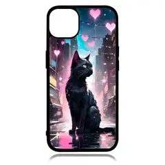 GENERICO - Carcasa Para IPHONE 15 Diseño Gatito 7