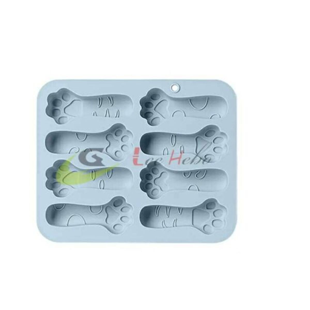 GENERICO - Molde Silicona Para Chocolate Forma Patita De Gato Y Perro