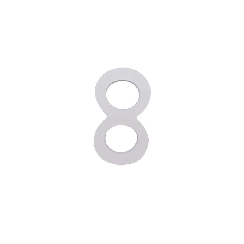 GENERICO - Numero 8 De Madera De 11 cm