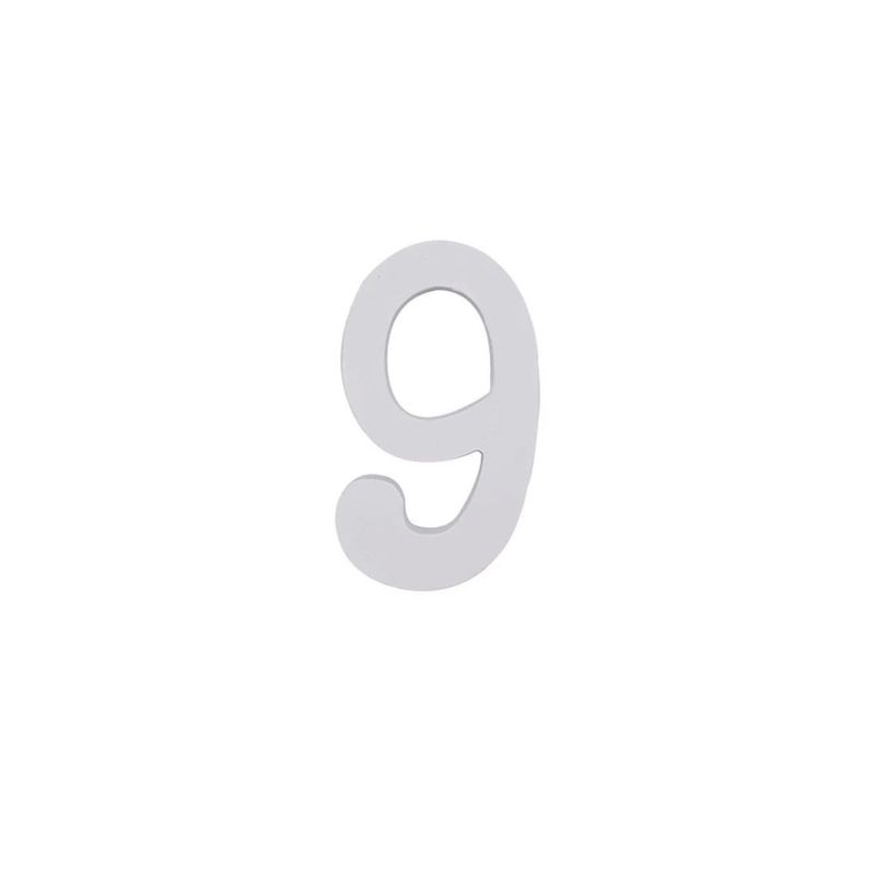 GENERICO - Numero 9 De Madera De 11 cm