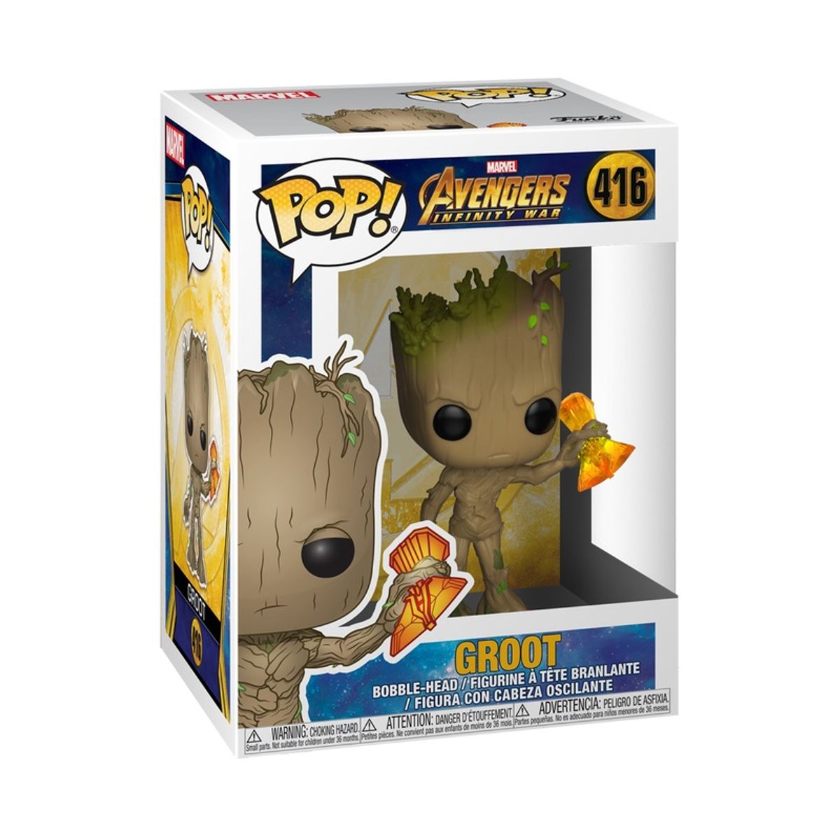FUNKO - Funko Pop Marvel Guardianes De La Galaxia Groot 416
