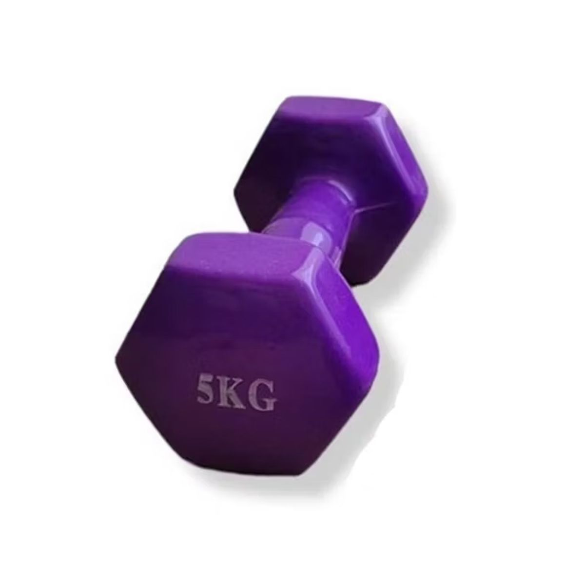 GENERICO - Par de Mancuernas 5 Kilos moradas
