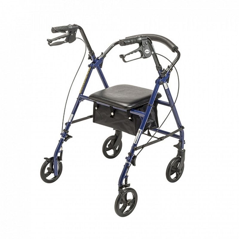 GENERICO - Andador Burrito Roller Asiento Ruedas Frenos Azul