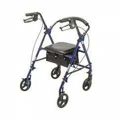 GENERICO - Andador Burrito Roller Asiento Ruedas Frenos Azul