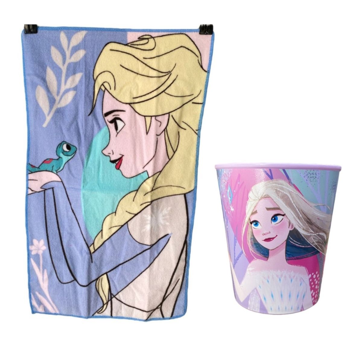 OEM - Set 2 Piezas Toalla 30x50cm Con Vaso Parvulo Frozen
