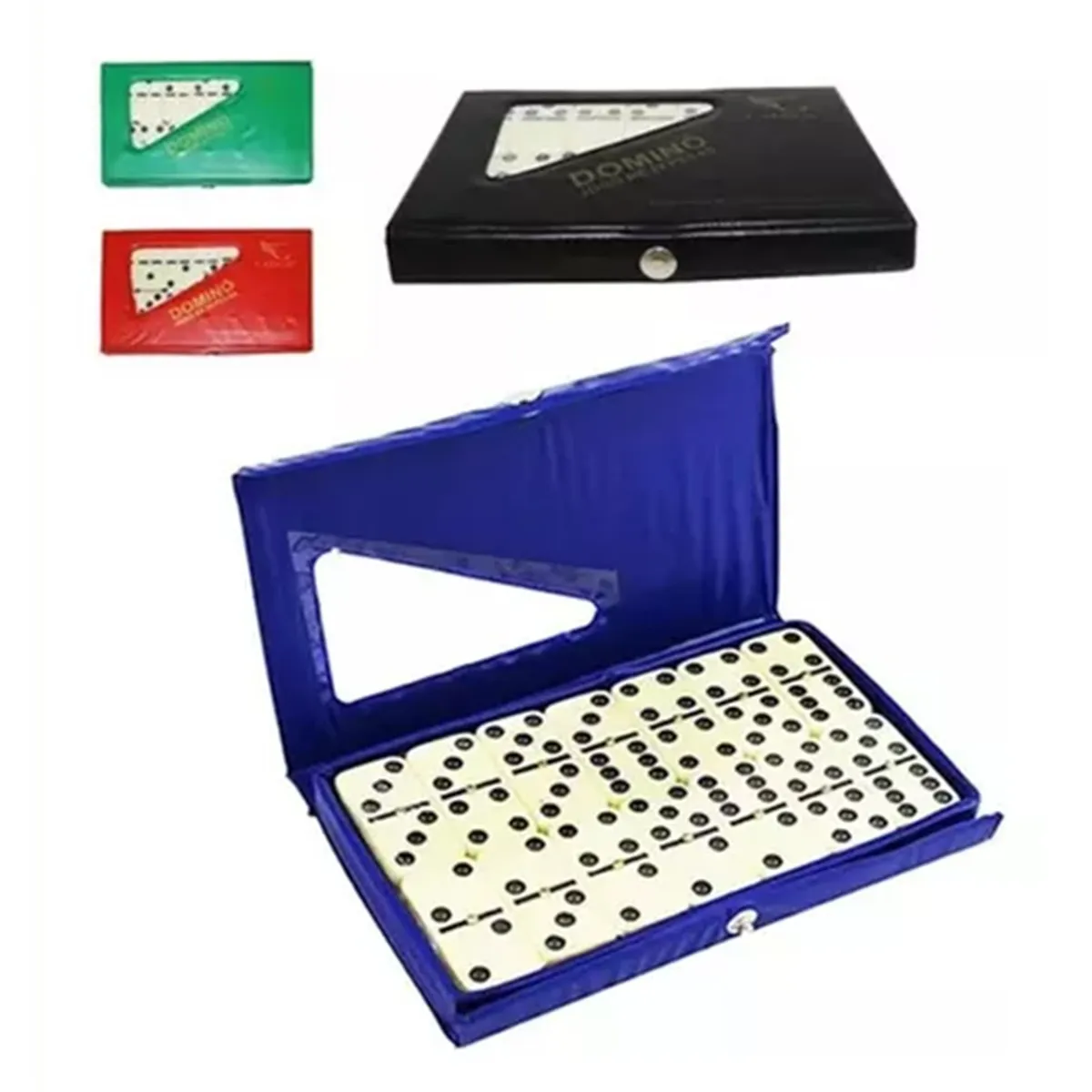 GENERICO - Juego De Domino Con Estuche 28 Piezas Fichas Doble Seis