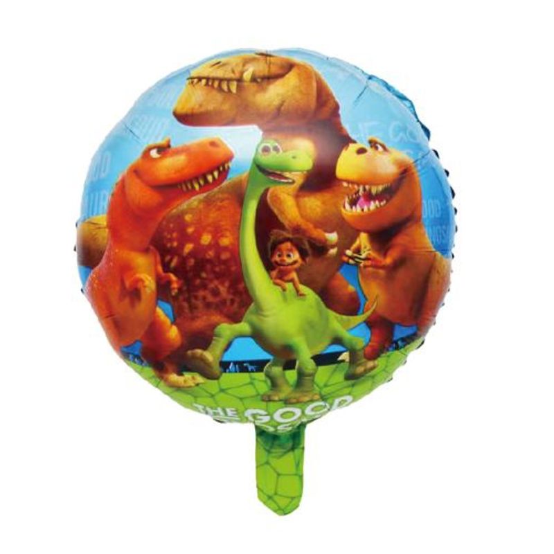 GENERICO - Globos Dinosaurios 1 Unidad 45X45 Cm Latex