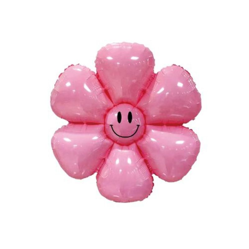 GENERICO - Globos Diseño Flores Color Violeta Latex 1 Unidad