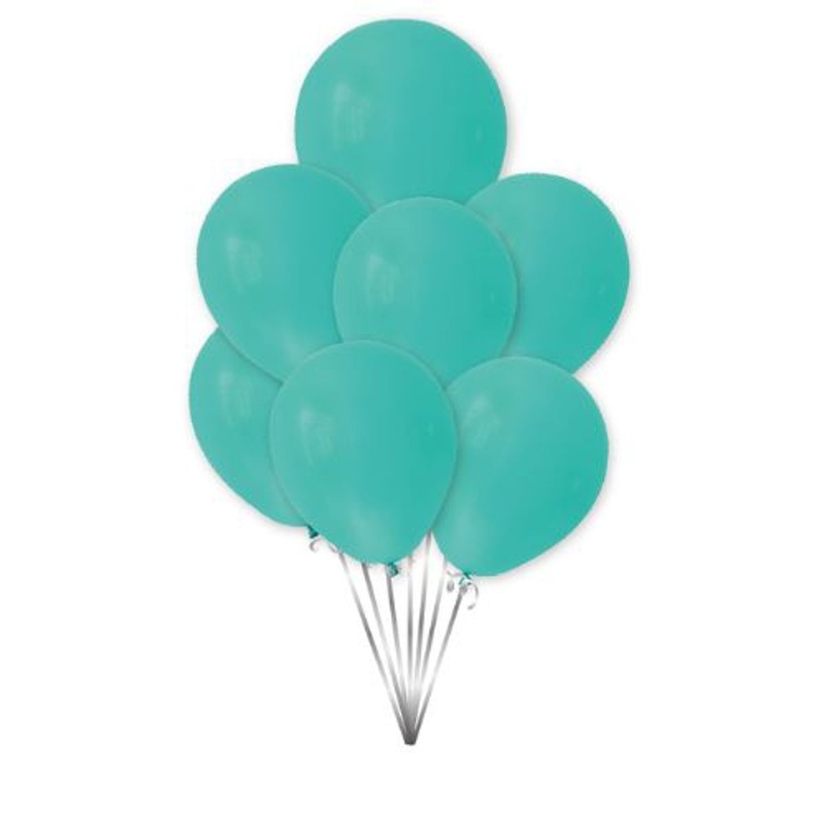 GENERICO - Globos Latex Color Turquesa 50 Unidades 30 Cm