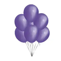 GENERICO - Globos Latex Color Morado 13 Cm 25 Unidades