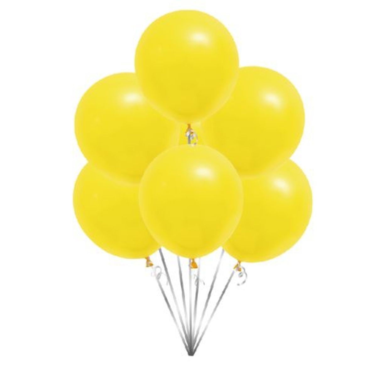 GENERICO - Globos Latex Color Amarillo 13 Cm 25 Unidades