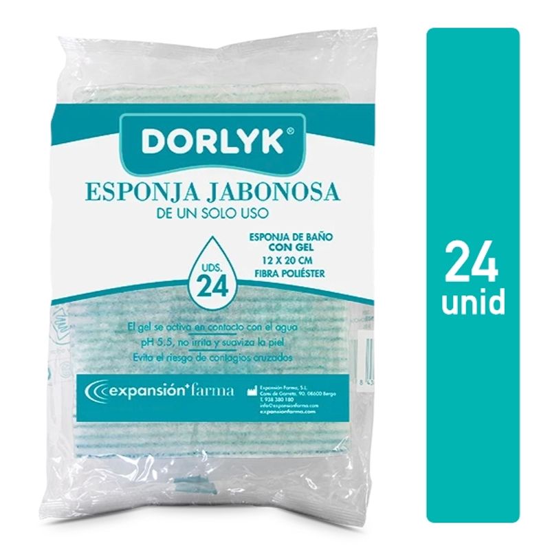 DORLYK - TOALLAS JABONOSA BOLSA 24 UNIDADES