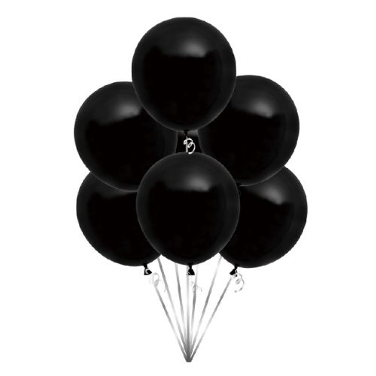GENERICO - Globos Latex Color Negro 13 Cm 25 Unidades