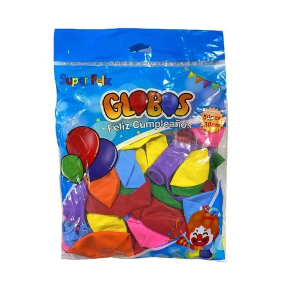 GENERICO - Globos Colores Latex 50 Unidades 30 Cm