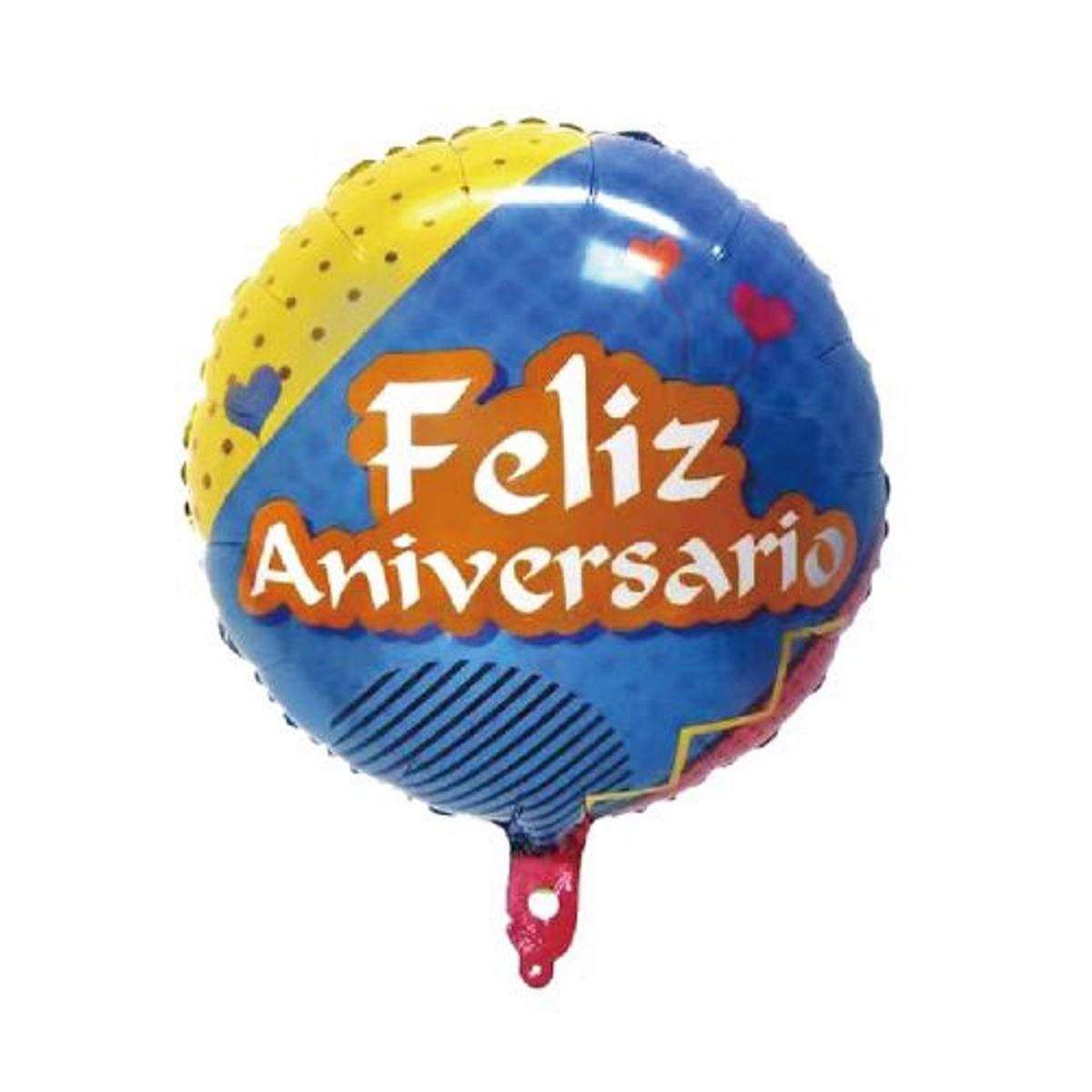 GENERICO - Globo Diseño Feliz Cumpleaños 45X45 Cm 1 Unidad