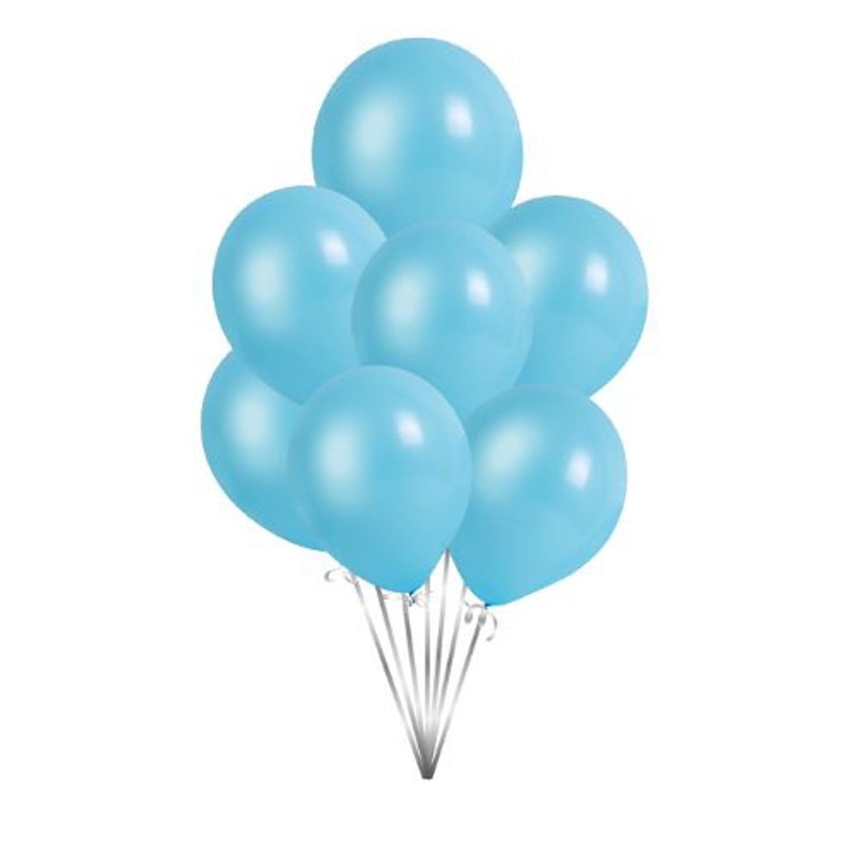GENERICO - Globos Latex Celeste 25 Unidades 25 Cm