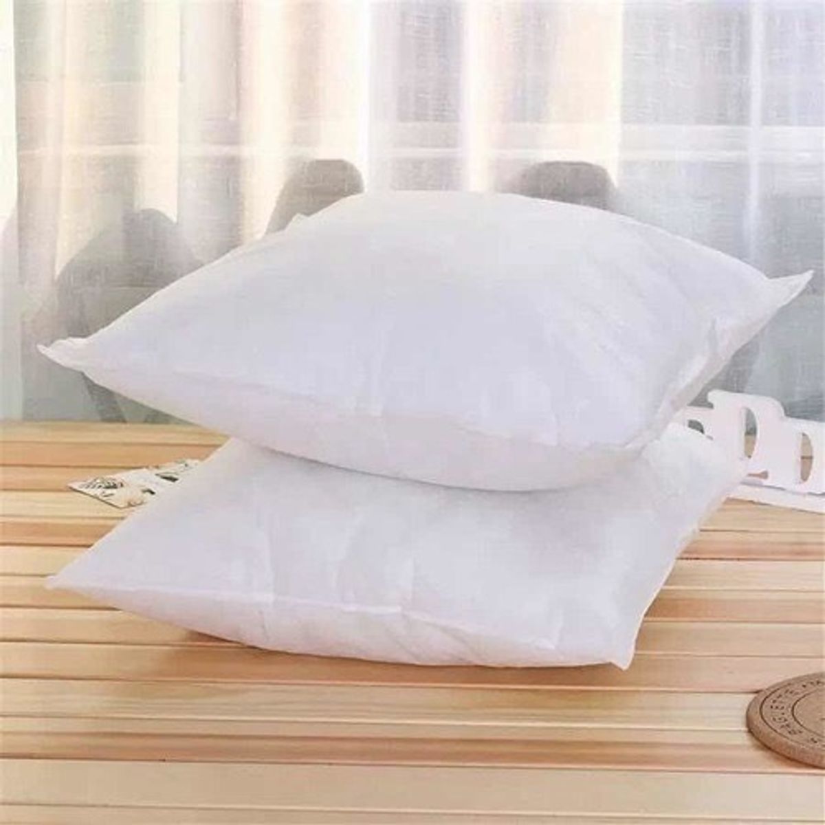 GENERICO - Set 2 Cojines Relleno Cojín Para Sofá Living 45x45 Cm