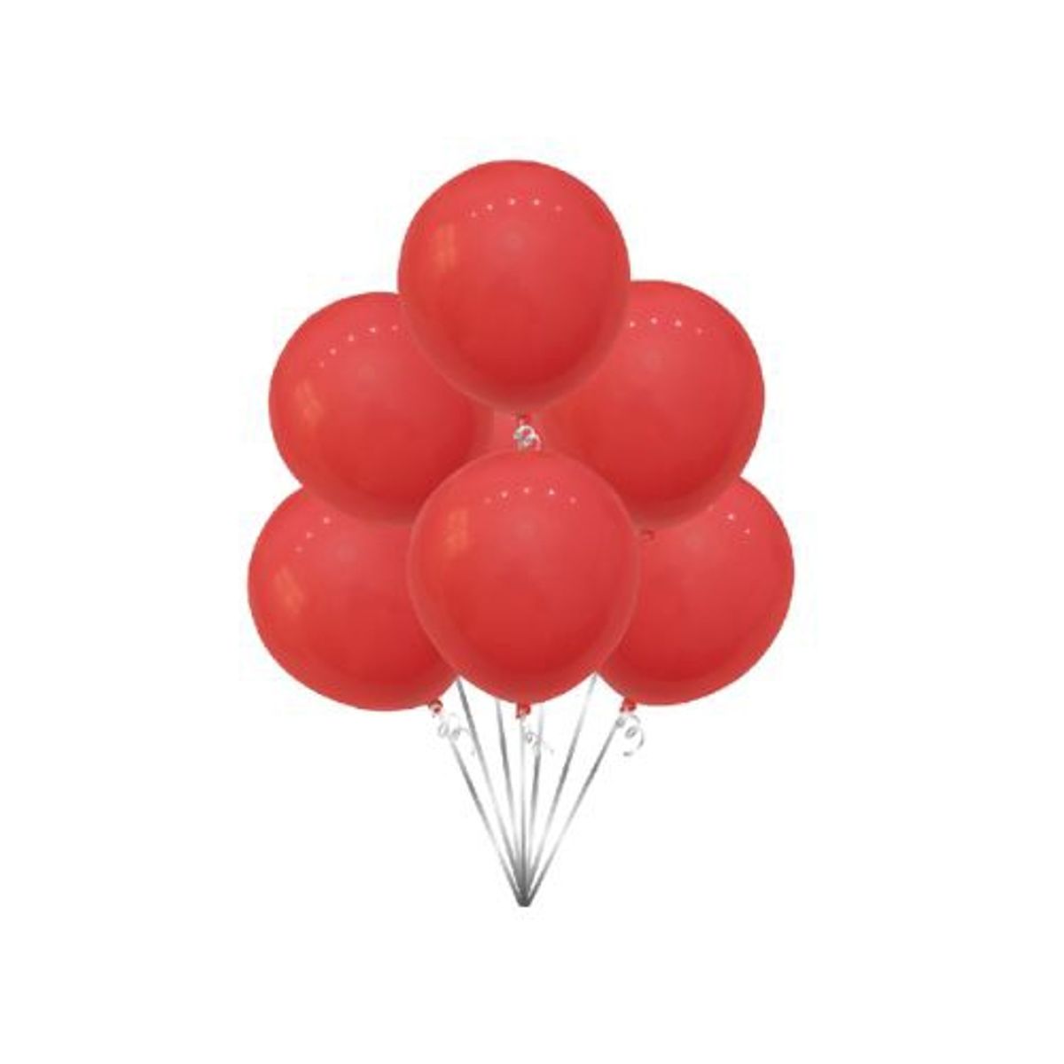 GENERICO - Globos Color Rojo Latex 13 Cm 25 Unidades