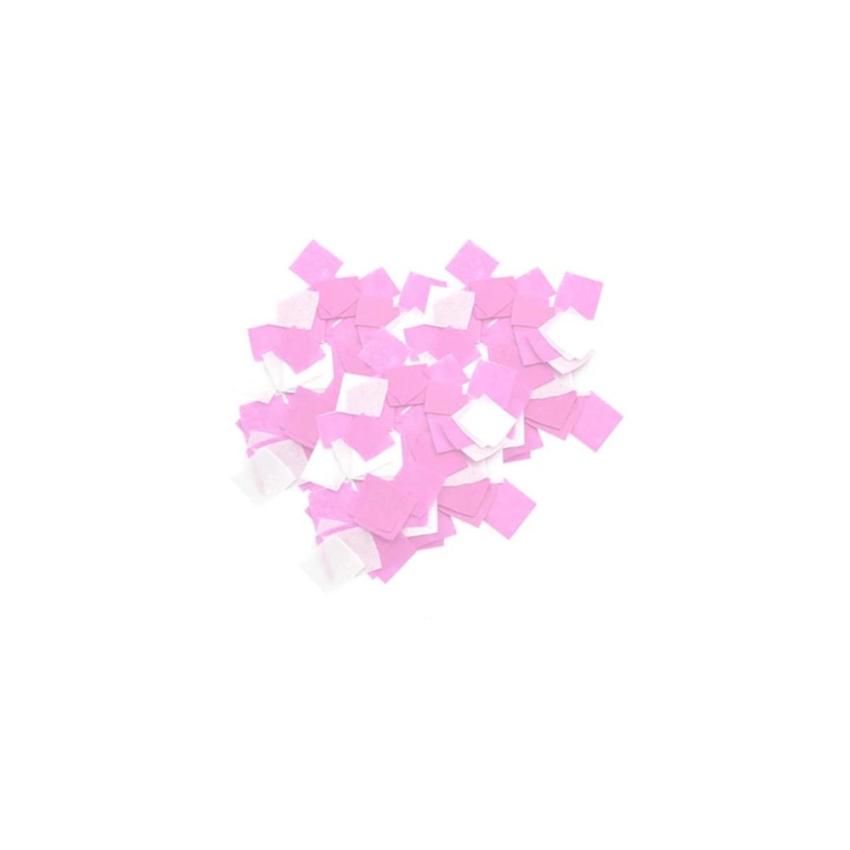 GENERICO - Papel Picado Cuadro Blanco y Rosa 10mm 40g