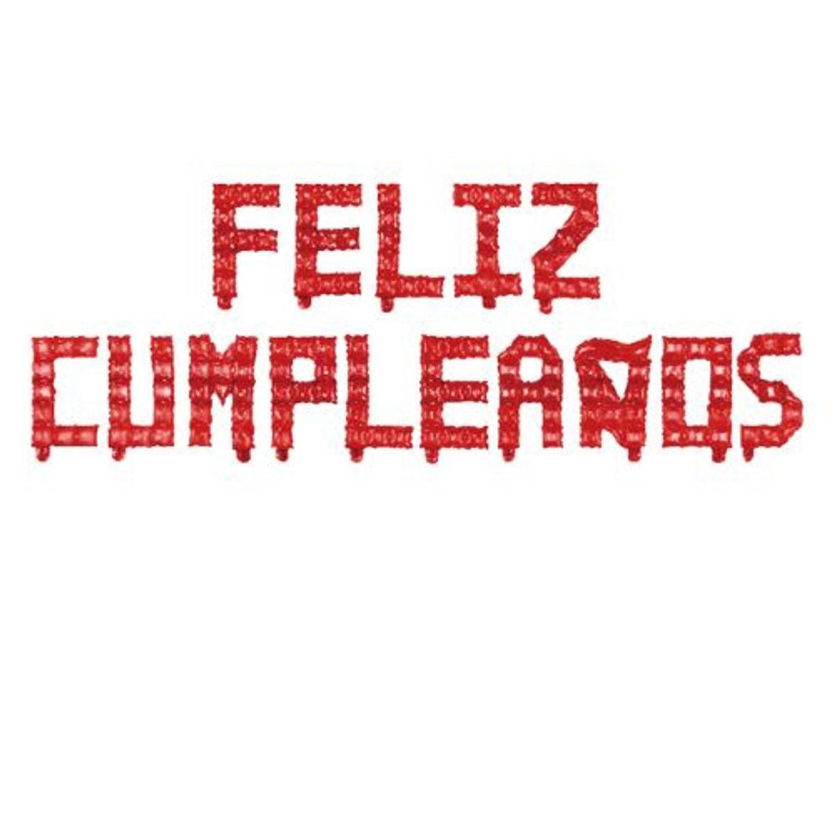 GENERICO - Globos Feliz Cumpleaños 15 Unidades Color Rojo