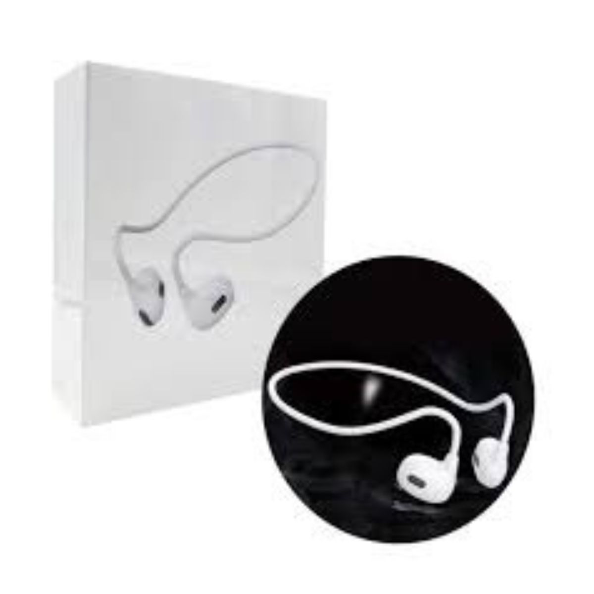 GENERICO - Audífono Bluetooth  PRO AIR Conducción Ósea Inalámbricos  - Blanco