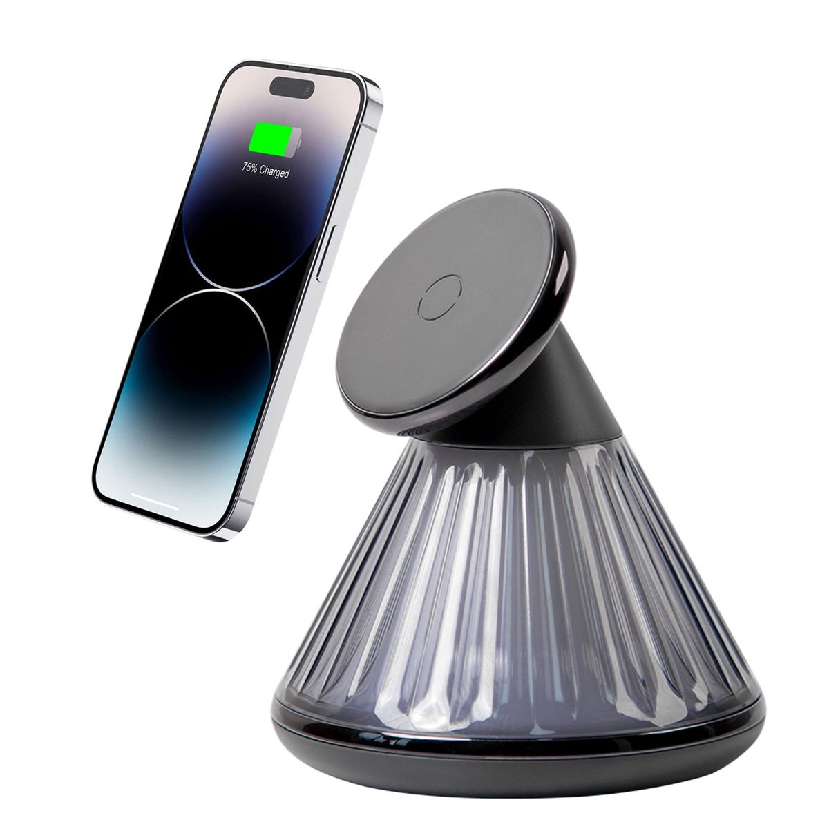 EVERSO - Cargador Inalambrico Magnético 15w Max Carga Rápida-Gris