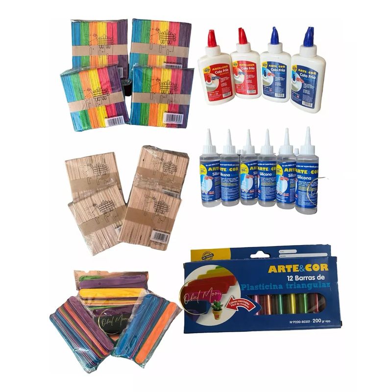 GENERICO - Set De 9 Artículos Para Arte, Manualidades, Escolares