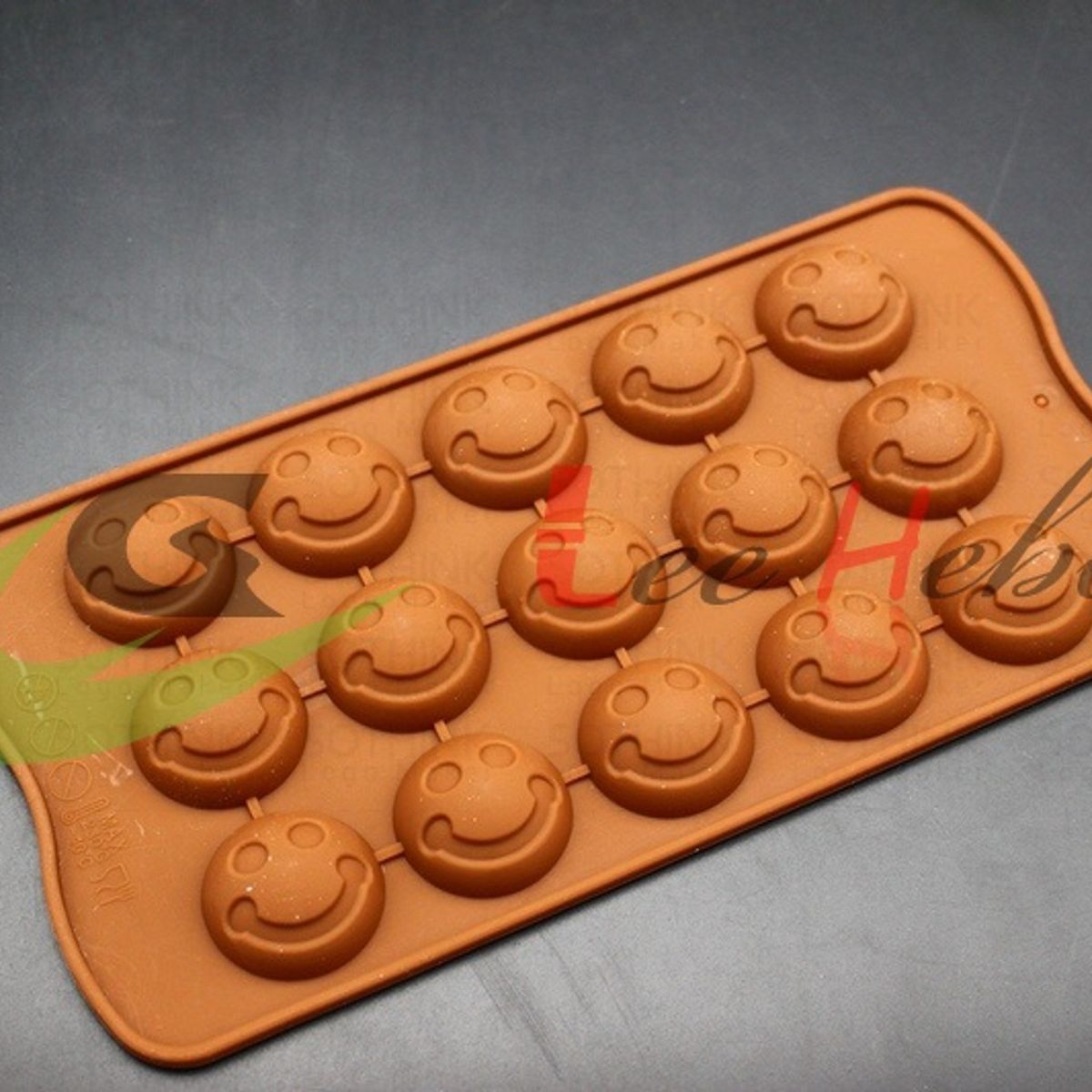 GENERICO - Molde Silicona Para Chocolate Forma Carita Feliz