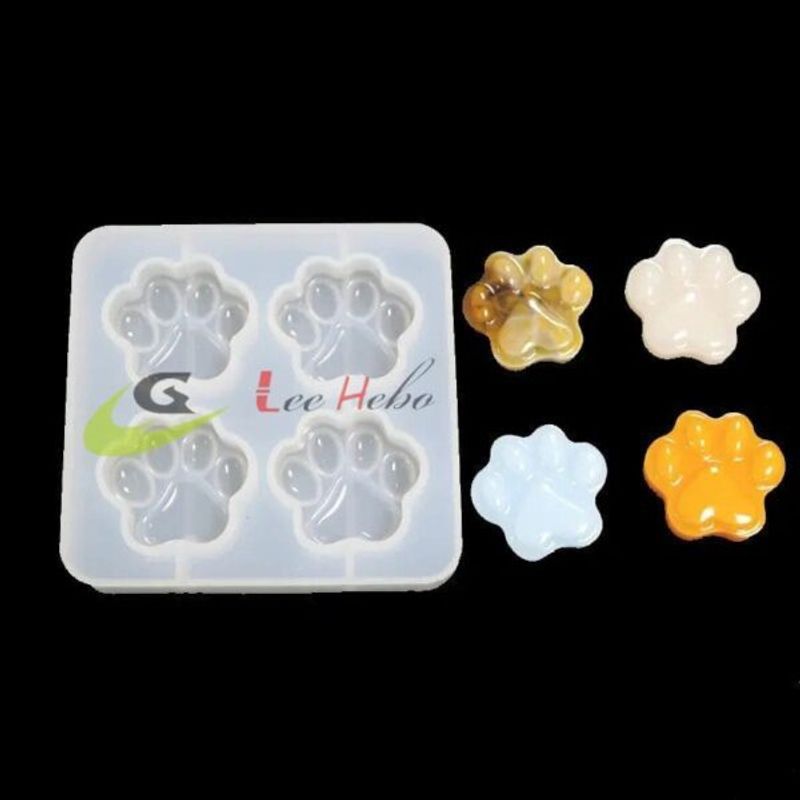 GENERICO - Molde Silicona Para Resina Figuras Patita De Perro