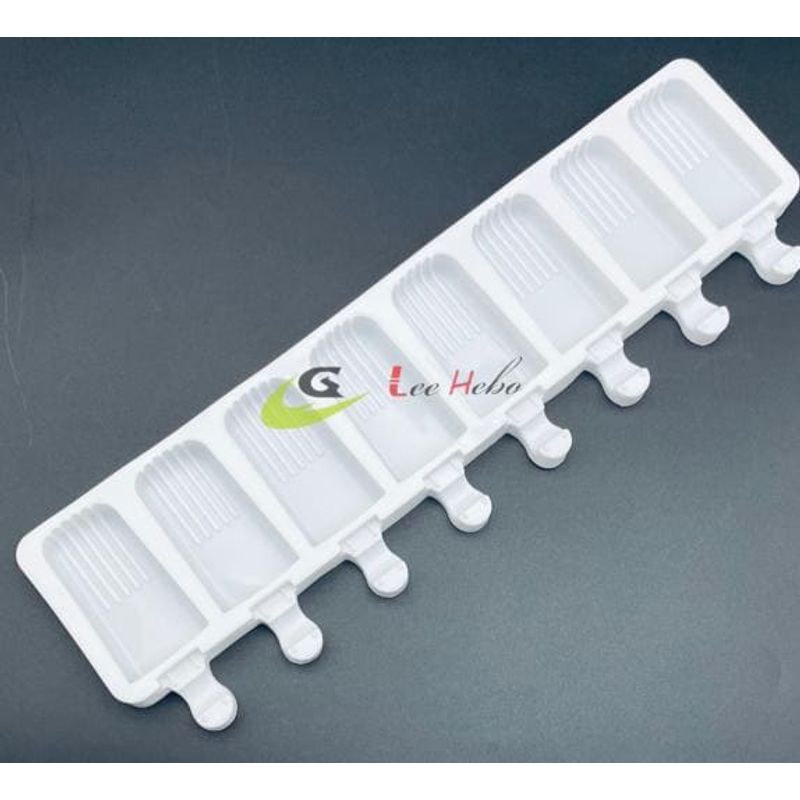 GENERICO - Molde Silicona Paleta De Helado 8 Divisiones