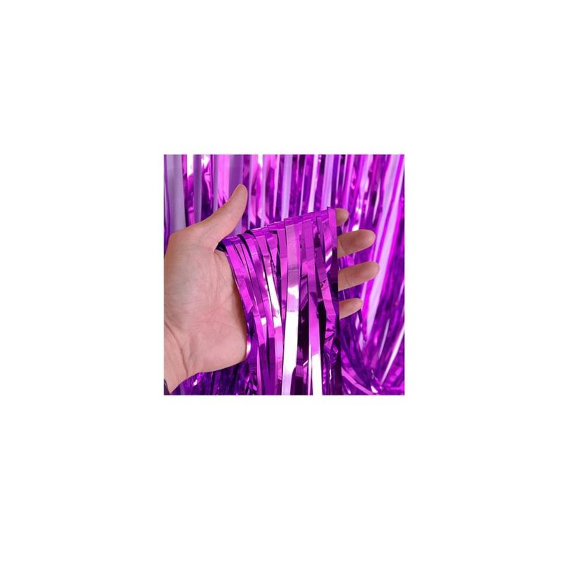GENERICO - Cortina Metálica Morado 2m